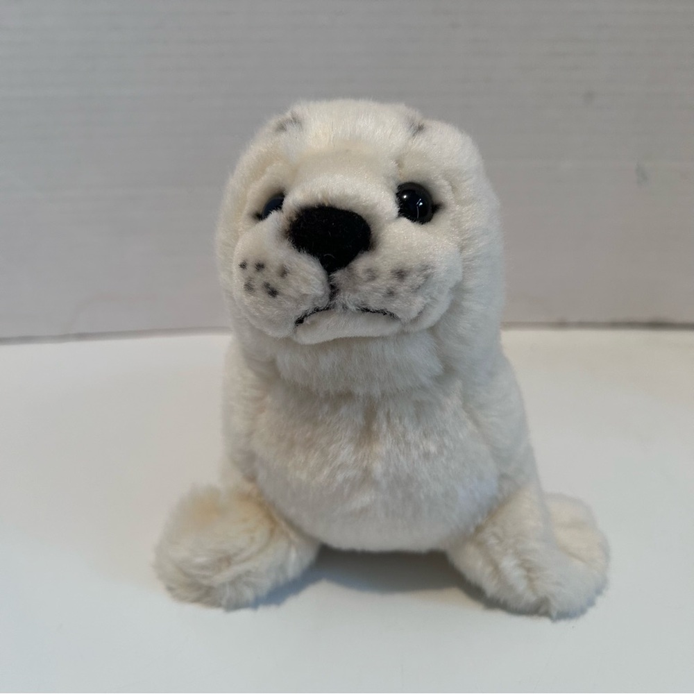 White seal plush 9” long ToysRus